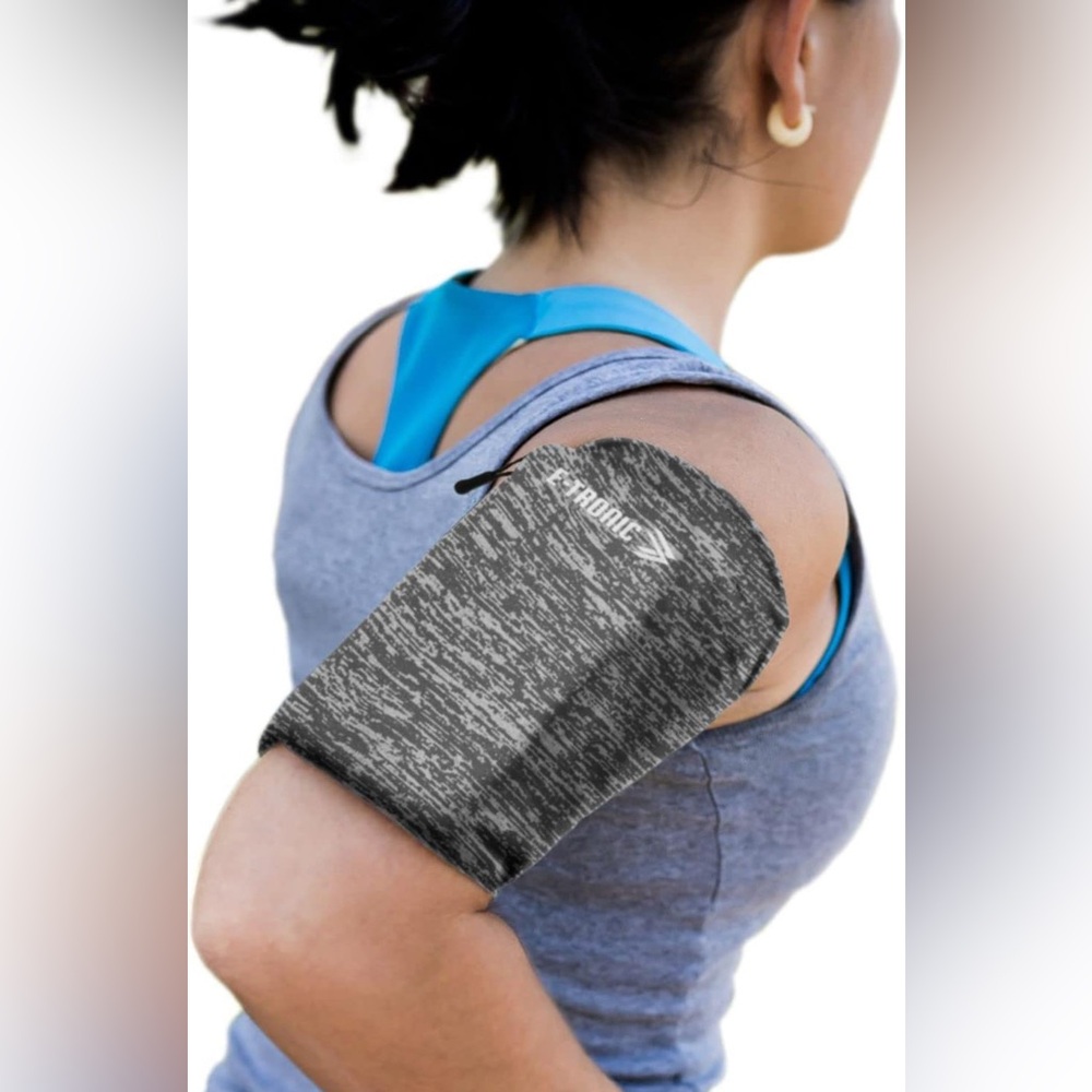 E-Tronic-Edge Running Phone Holder Large Armband Sleeve fits Most Mobile Phones